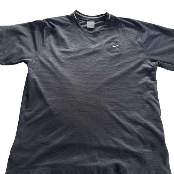 Vintage Nike Mens Y2K Basketball Swoosh Travis Mesh Jersey Shirt Warm Up  Large - Picture 1 of 6